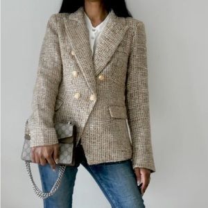 NWT Choklate Paris blazer with gold detail size 36 = 4